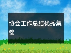 協(xié)會工作總結(jié)優(yōu)秀集錦