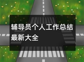 輔導(dǎo)員個人工作總結(jié)最新大全