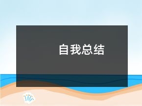 自我總結(jié)