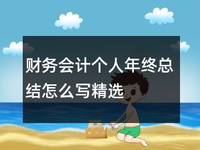 財(cái)務(wù)會(huì)計(jì)個(gè)人年終總結(jié)怎么寫精選