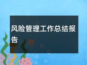 風險管理工作總結報告