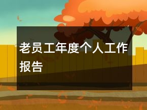 老員工年度個人工作報告
