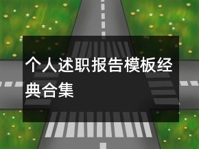 個人述職報告模板經(jīng)典合集
