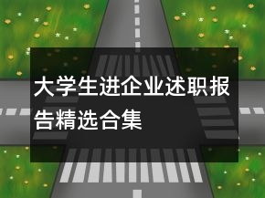 大學(xué)生進(jìn)企業(yè)述職報(bào)告精選合集