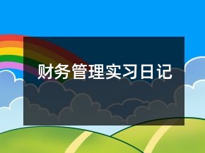 財(cái)務(wù)管理實(shí)習(xí)日記