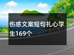 傷感文案短句扎心學(xué)生169個(gè)
