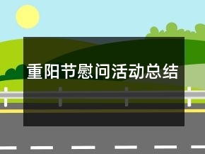 重陽節(jié)慰問活動(dòng)總結(jié)