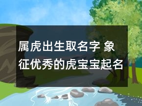 屬虎出生取名字 象征優(yōu)秀的虎寶寶起名