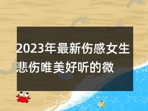2023年最新傷感女生悲傷唯美好聽的微信名字 扯不斷70句