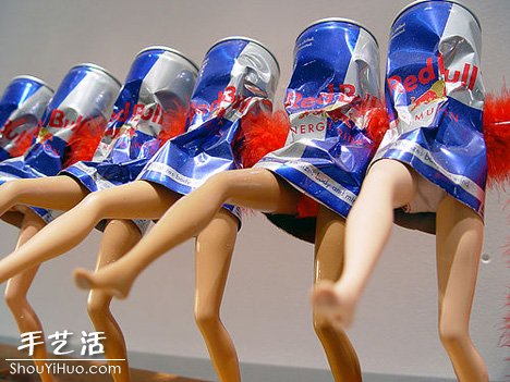 易拉罐制作的環(huán)保藝術(shù)品 -  itrip.net.cn
