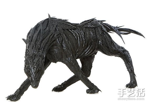 韓國藝術(shù)家Ji Yong Ho的輪胎雕塑作品 -  itrip.net.cn