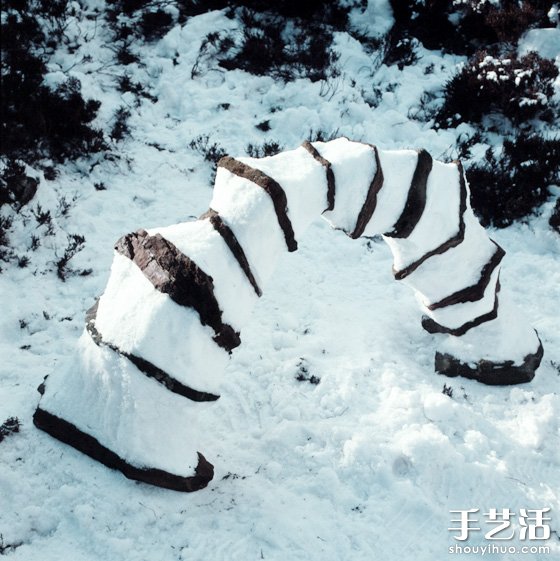 Andy Goldsworthy的大地雕塑藝術(shù)作品 -  itrip.net.cn