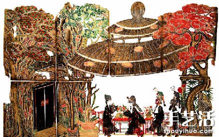 傳統(tǒng)皮影戲珍品藝術(shù)作品欣賞 -  itrip.net.cn