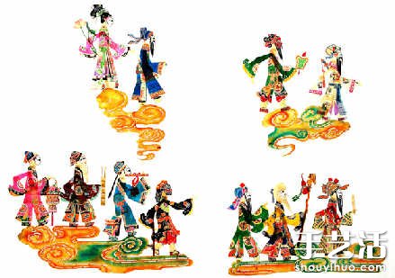 傳統(tǒng)皮影戲珍品藝術(shù)作品欣賞 -  itrip.net.cn
