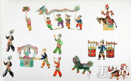 傳統(tǒng)皮影戲珍品藝術(shù)作品欣賞 -  itrip.net.cn