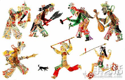 傳統(tǒng)皮影戲珍品藝術(shù)作品欣賞 -  itrip.net.cn