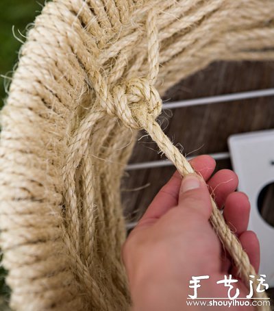手工DIY宜家風(fēng)格麻繩吊燈 -  itrip.net.cn