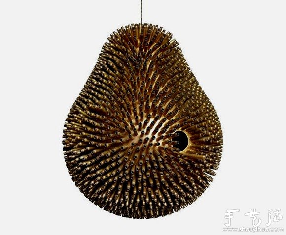 用子彈殼DIY制作的鳥巢 -  itrip.net.cn