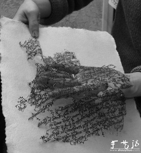 非常復雜、精細的手工剪紙作品 -  itrip.net.cn