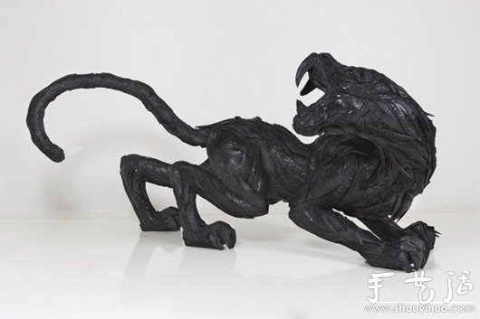 輪胎動(dòng)物DIY雕塑 -  itrip.net.cn