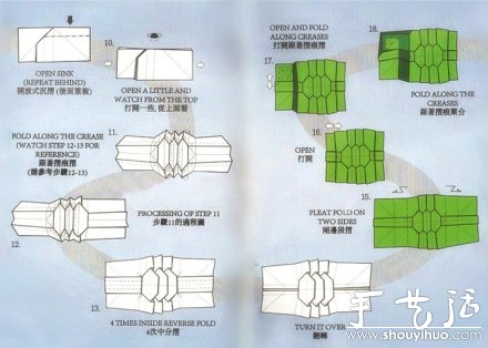 百元紙幣折金錢龜 -  itrip.net.cn