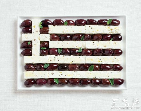 由食物組合成的國(guó)旗 -  itrip.net.cn