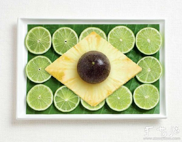 由食物組合成的國(guó)旗 -  itrip.net.cn
