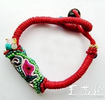 手工DIY制作開(kāi)運(yùn)紅繩 -  itrip.net.cn