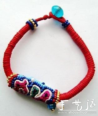 手工DIY制作開(kāi)運(yùn)紅繩 -  itrip.net.cn