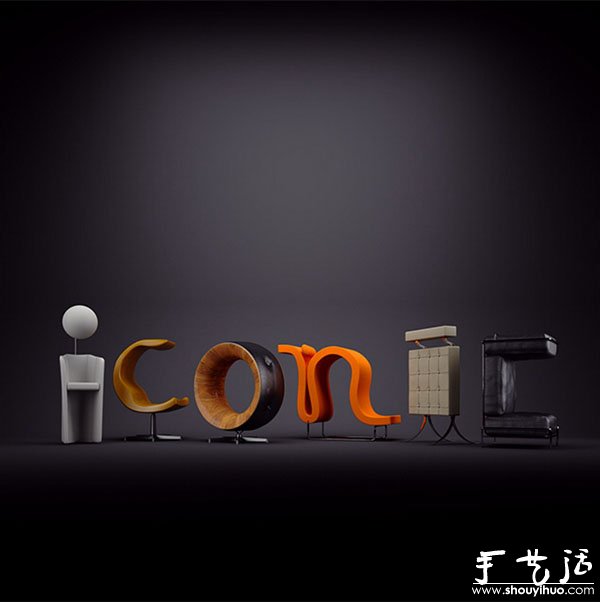 創(chuàng)意版式字母家具 -  itrip.net.cn