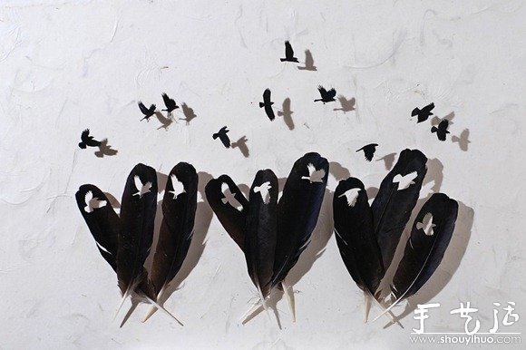 鳥兒羽毛藝術(shù)品手工制作 -  itrip.net.cn