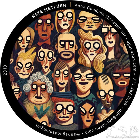 美國Nata Metlukh插畫作品——焦灼 -  itrip.net.cn