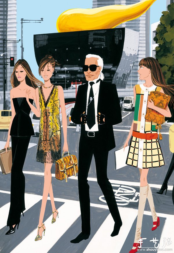 西班牙Jordi Labanda插畫設(shè)計——VOGUE JAPAN -  itrip.net.cn