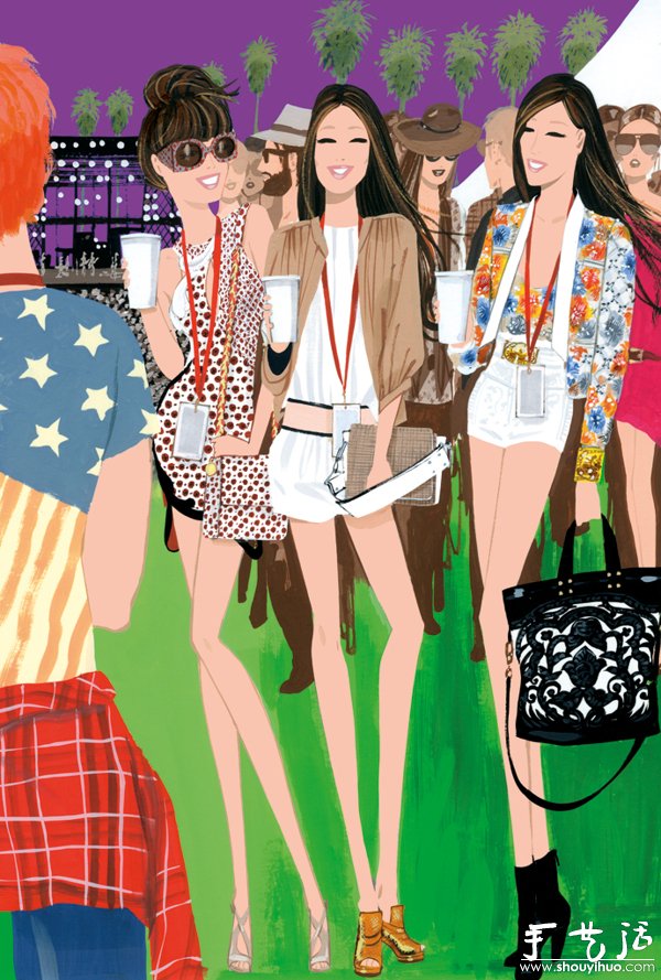 西班牙Jordi Labanda插畫設(shè)計——VOGUE JAPAN -  itrip.net.cn