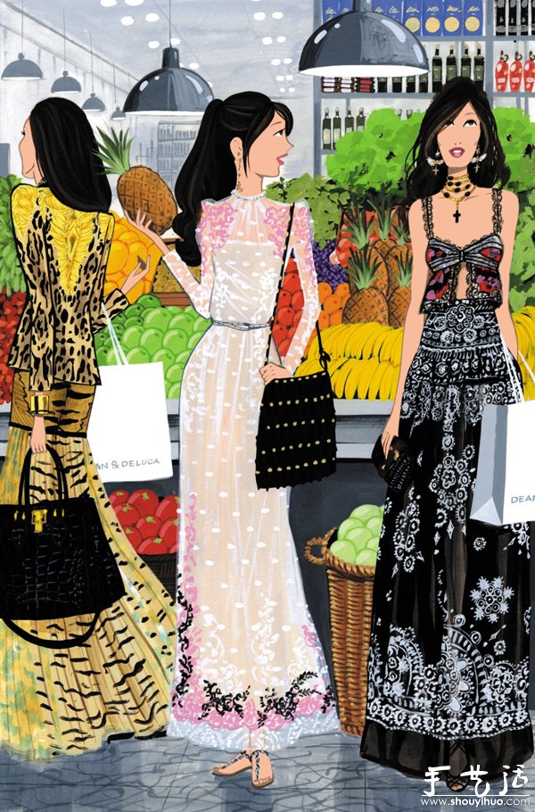 西班牙Jordi Labanda插畫設(shè)計——VOGUE JAPAN -  itrip.net.cn