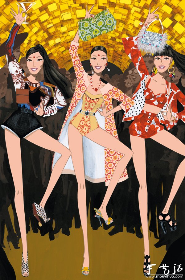 西班牙Jordi Labanda插畫設(shè)計——VOGUE JAPAN -  itrip.net.cn