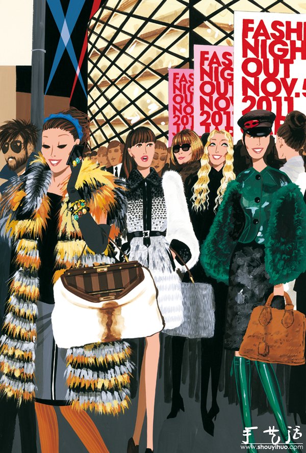 西班牙Jordi Labanda插畫設(shè)計——VOGUE JAPAN -  itrip.net.cn