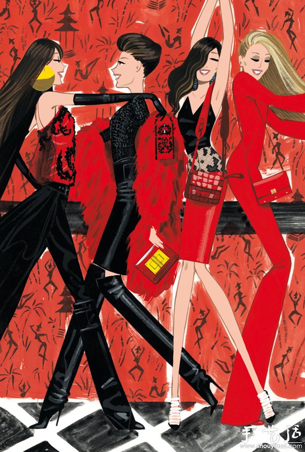 西班牙Jordi Labanda插畫設(shè)計——VOGUE JAPAN -  itrip.net.cn