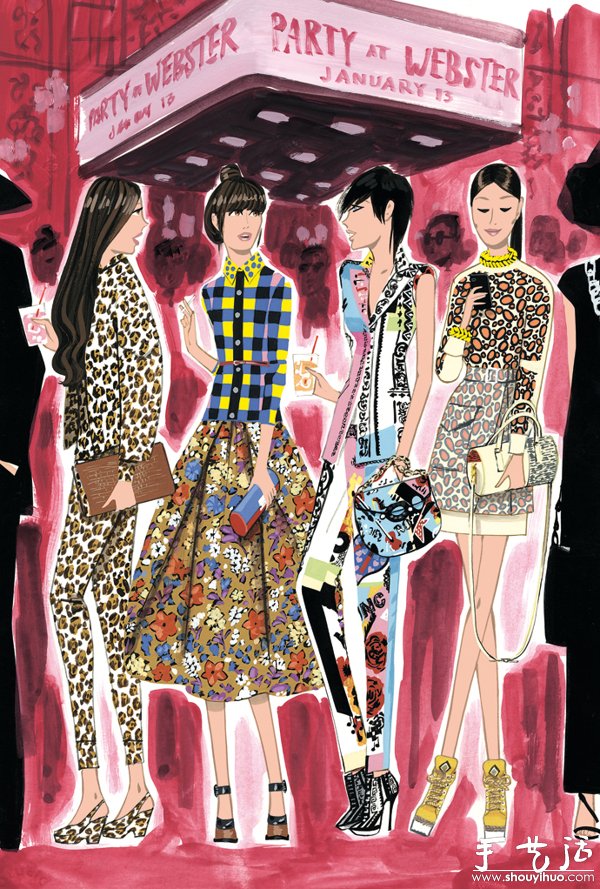 西班牙Jordi Labanda插畫設(shè)計——VOGUE JAPAN -  itrip.net.cn