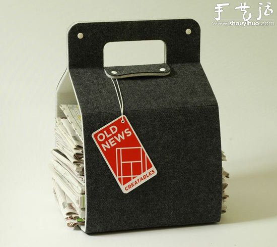 舊地毯環(huán)保DIY的收納盒作品 -  itrip.net.cn
