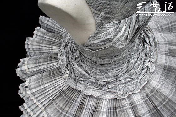 電話簿手工制作的禮服 -  itrip.net.cn