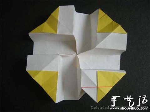 玫瑰折紙方法教程 -  itrip.net.cn