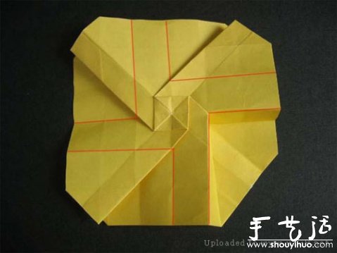 玫瑰折紙方法教程 -  itrip.net.cn