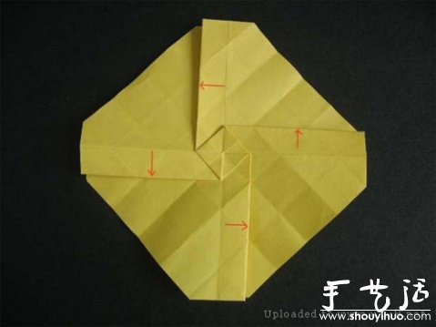 玫瑰折紙方法教程 -  itrip.net.cn
