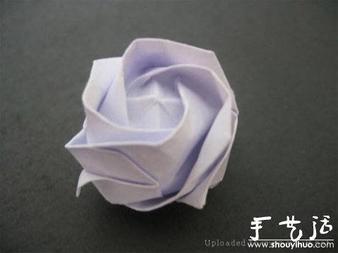 玫瑰折紙方法教程 -  itrip.net.cn