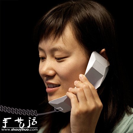 創(chuàng)意立體折紙電話 -  itrip.net.cn