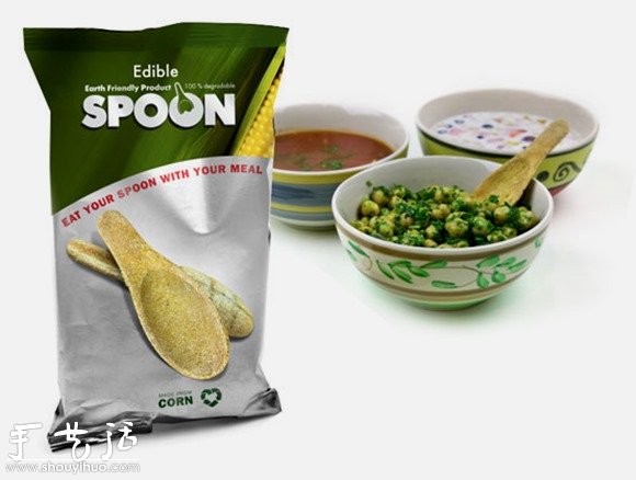 可食用的環(huán)保勺子 -  itrip.net.cn