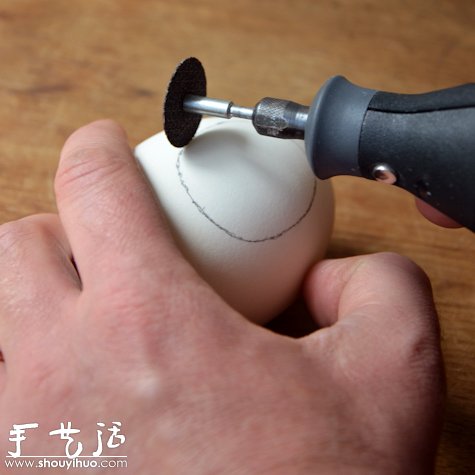 蛋殼小花園手工制作 -  itrip.net.cn