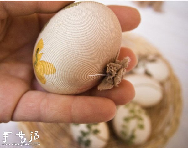 煮雞蛋創(chuàng)意手工制作：花草留白印染 -  itrip.net.cn