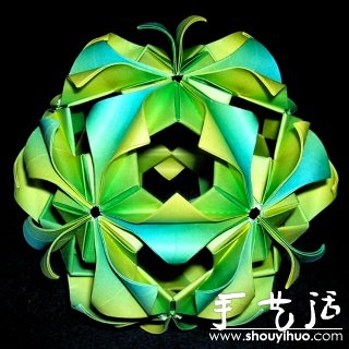 復雜萬花筒折紙作品欣賞 -  itrip.net.cn
